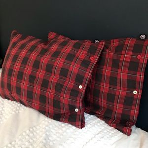 Canada Goose Plaid Pillowcases